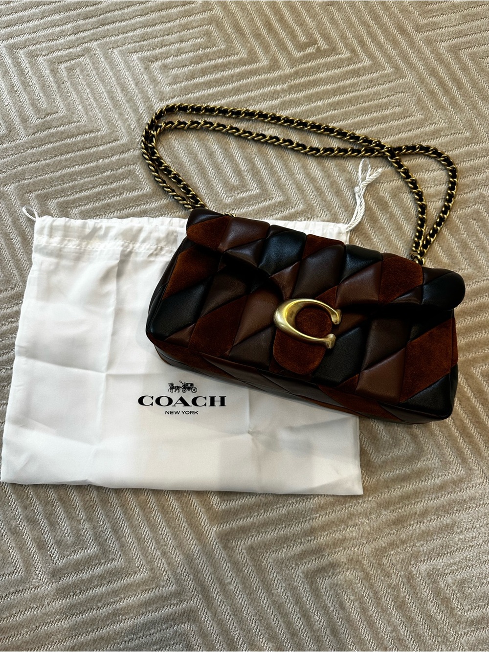 Coach~Tabby 20 Patchwork Quilted🤎 - Picture 6 of 11